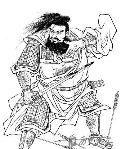 西楚霸王项羽图片,英勇无畏的战神传奇